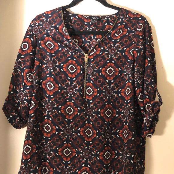 Printed Blouse - Picture 1 of 3